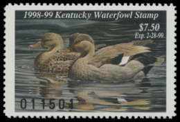 Scan of 1998 Kentucky Duck Stamp