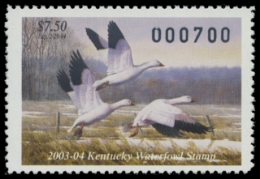 Scan of 2003 Kentucky Duck Stamp