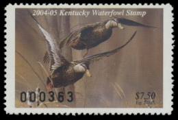 Scan of 2004 Kentucky Duck Stamp