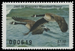Scan of 2005 Kentucky Duck Stamp