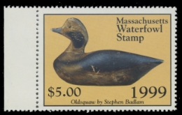 Scan of 1999 Massachusetts Duck Stamp