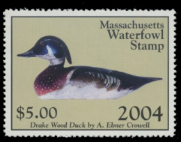 Scan of 2004 Massachusetts Duck Stamp