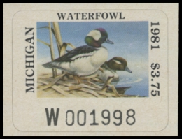 Scan of 1981 Michigan Duck Stamp