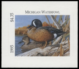 Scan of 1995 Michigan Duck Stamp