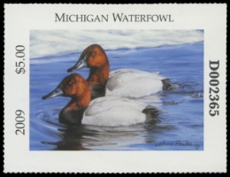 Scan of 2009 Michigan Duck Stamp