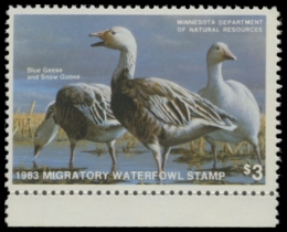 Scan of 1983 Minnesota Duck Stamp