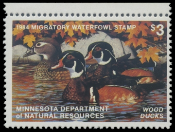 Scan of 1984 Minnesota Duck Stamp