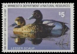 Scan of 1986 Minnesota Duck Stamp