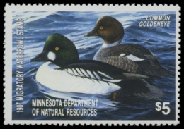 Scan of 1987 Minnesota Duck Stamp