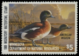 Scan of 1989 Minnesota Duck Stamp