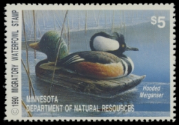 Scan of 1990 Minnesota Duck Stamp