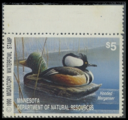 Scan of 1990 Minnesota Duck Stamp