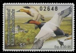 Scan of 1994 Mississippi Duck Stamp