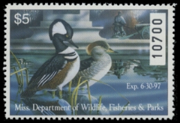 Scan of 1996 Mississippi Duck Stamp