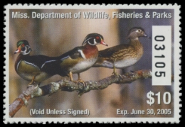 Scan of 2004 Mississippi Duck Stamp