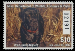 Scan of 2006 Mississippi Duck Stamp
