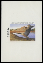 Scan of 1998 North Carolina Duck Stamp