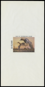 Scan of 2000 North Carolina Duck Stamp
