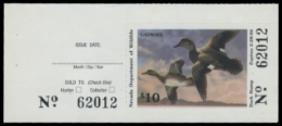Scan of 2005 Nevada Duck Stamp