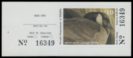 Scan of 2009 Nevada Duck Stamp