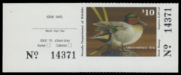 Scan of 2011 Nevada Duck Stamp