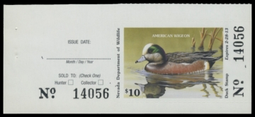 Scan of 2012 Nevada Duck Stamp
