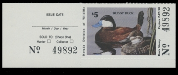Scan of 1997 Nevada Duck Stamp