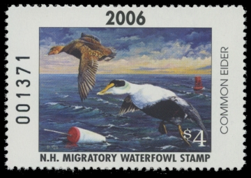 Scan of 2006 New Hampshire Duck Stamp