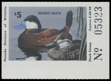 Scan of 1997 Nevada Duck Stamp