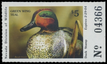 Scan of 2003 Nevada Duck Stamp