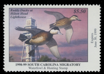 Scan of 1998 South Carolina Duck Stamp