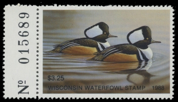 Scan of 1988 Wisconsin Duck Stamp