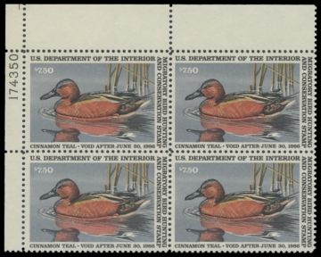 Scan of RW52 1985 Duck Stamp 
