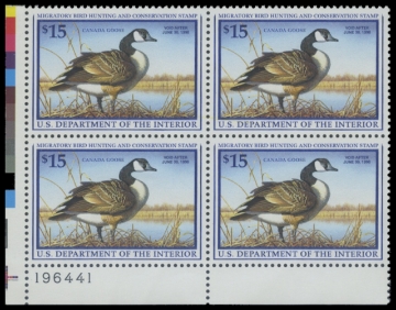 Scan of RW64 1997 Duck Stamp 