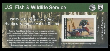 Scan of RW79A 2012 Duck Stamp 