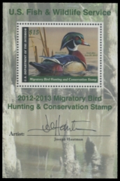 Scan of RW79B 2012 Duck Stamp 