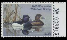 Scan of 2003 Wisconsin Duck Stamp