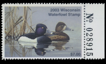 Scan of 2003 Wisconsin Duck Stamp