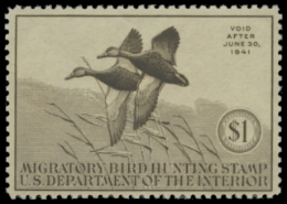 Scan of RW7 1940 Duck Stamp