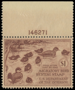 Scan of RW8 1941 Duck Stamp 