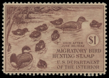 Scan of RW8 1941 Duck Stamp 