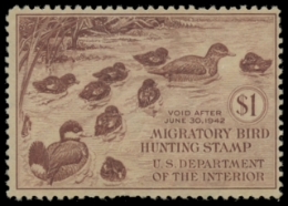 Scan of RW8 1941 Duck Stamp 