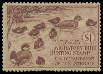 Scan of RW8 1941 Duck Stamp 