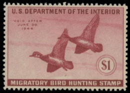 Scan of RW10 1943 Duck Stamp 