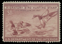 Scan of RW13 1946 Duck Stamp 