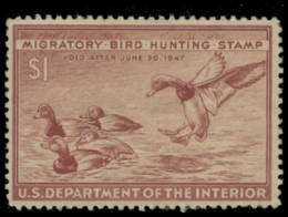 Scan of RW13 1946 Duck Stamp 