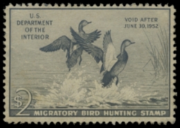 Scan of RW18 1951 Duck Stamp 
