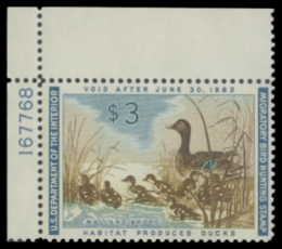 Scan of RW28 1966 Duck Stamp 