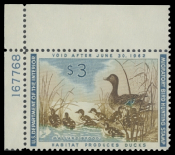 Scan of RW28 1966 Duck Stamp 