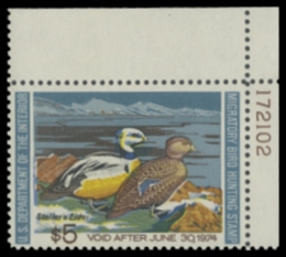 Scan of RW40 1973 Duck Stamp 